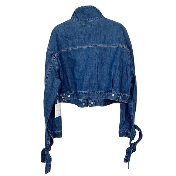 Good American Knotted Jean Jacket 5 - Picture 5 of 8